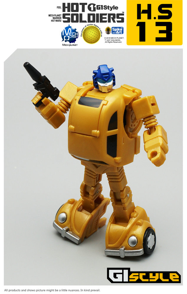 NEW Transformation Planet Hot Soldiers HS13 Digibash Goldbug mp21 Figure Robots 