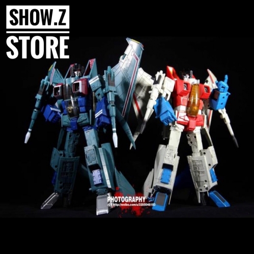 Robot Hero RH CG-01 MP11 Starscream & CG-02 MP03 Starscream Green Set of 2 w/ Upgrade Kits