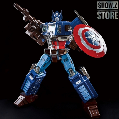 Lewin Resources LW-01A Optimus Prime Captain America Style Oversized 71cm w/ LED