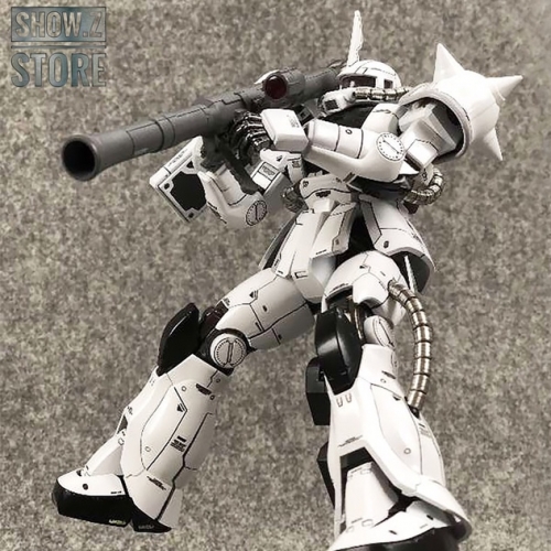 Metal Soldier MS 1/100 MS-06J MS06J Zaku II White Ogre Gundam Mobile Suit