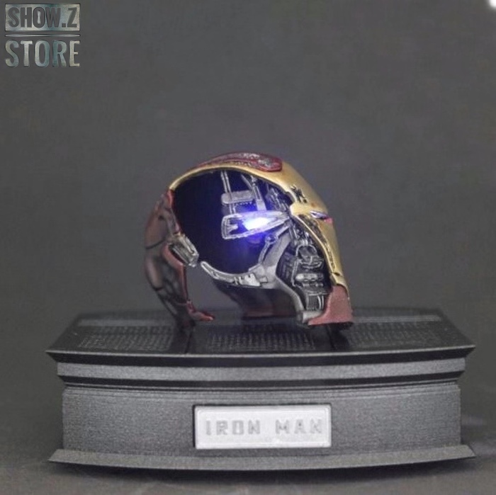 iron man helmet damanged for sale as seen in the Marvel Avengers Endgame movie Custom Iron Man Mk85 Battle
