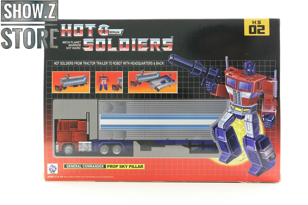 BONUS IN STOCK BOXED Hot Soldiers Mech Planet HS02 Warrior G1 Style Optimus