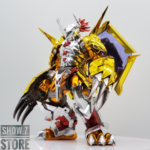 [SZ Custom] Bandai Digimon Figure-rise Standard Wargreymon Amplified Ver. w/ Electroplated Chrome Painting