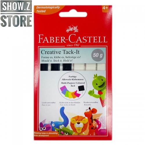 Faber-Castell Black and White Color Tack-It Reusable Adhesive 50gms