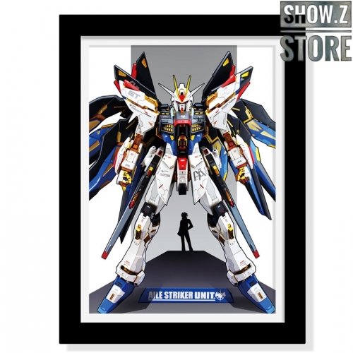 ChenFu Studio GAT-X105+AQM/E-X01 Aile Strike Gundam 3D Wall Art Decoration Picture