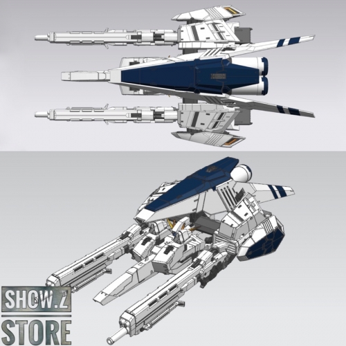Effects Wings 1/144 FA-93HWS Nu Gundam Heavy Weapons System Type Model Kit