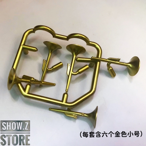 Magic Square Trumpets Accessories for Devastator Set of 6