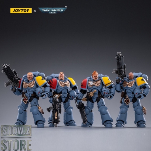 JoyToy Source 1/18 Warhammer 40K Space Wolves Battle Pack Hunter Pack Set of 4