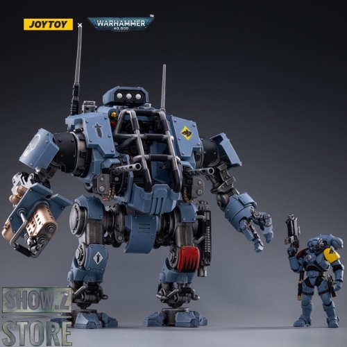 JoyToy Source 1/18 Warhammer 40K Space Wolves Battle Pack Invictor Warsuit & Brother Rurik Warfist