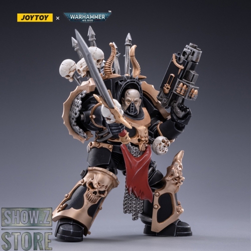 JoyToy Source 1/18 Warhammer 40K Brother Gnarl Black Legion Chaos Terminator
