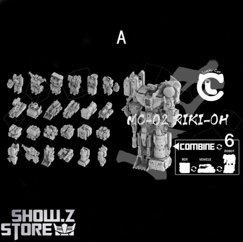 [Pre-Order] Lucky Cat Micro Cosmos MC-02 Riki-Oh Devastator Set A