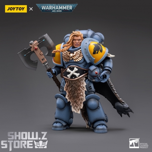 JoyToy Source 1/18 Warhammer 40K Space Wolves Claw Pack Leader-Logan Ghostwolf