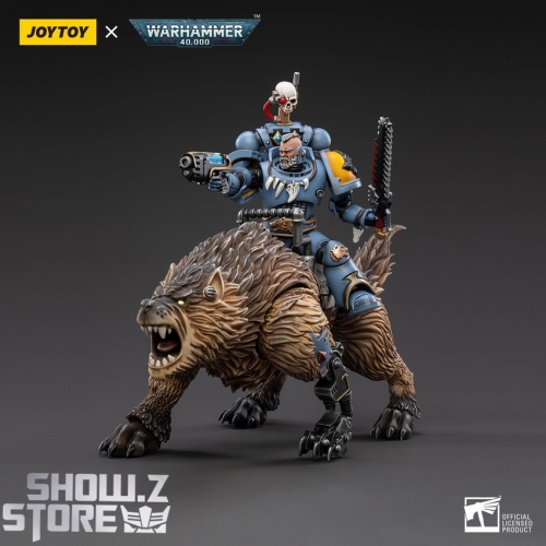 JoyToy Source 1/18 Warhammer 40K Space Wolves Thunderwolf Cavalry Bjane