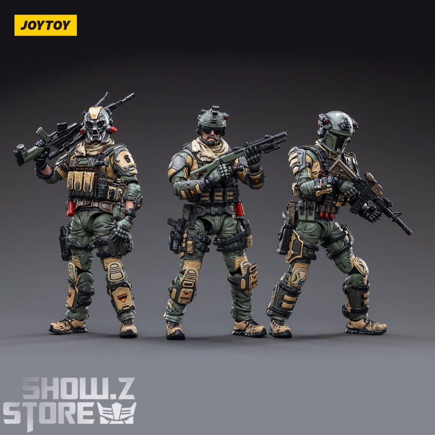 Lot De 3 Figurines Joytoy Soldier – Échelle 1:28, Plastique, Collection 2021
