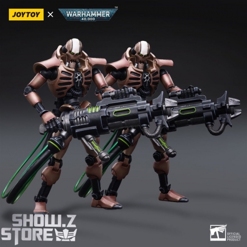 JoyToy Source 1/18 Warhammer 40K Necrons Szarekhan Dynasty lmmortal w/ Tesla Carbine Set of 2