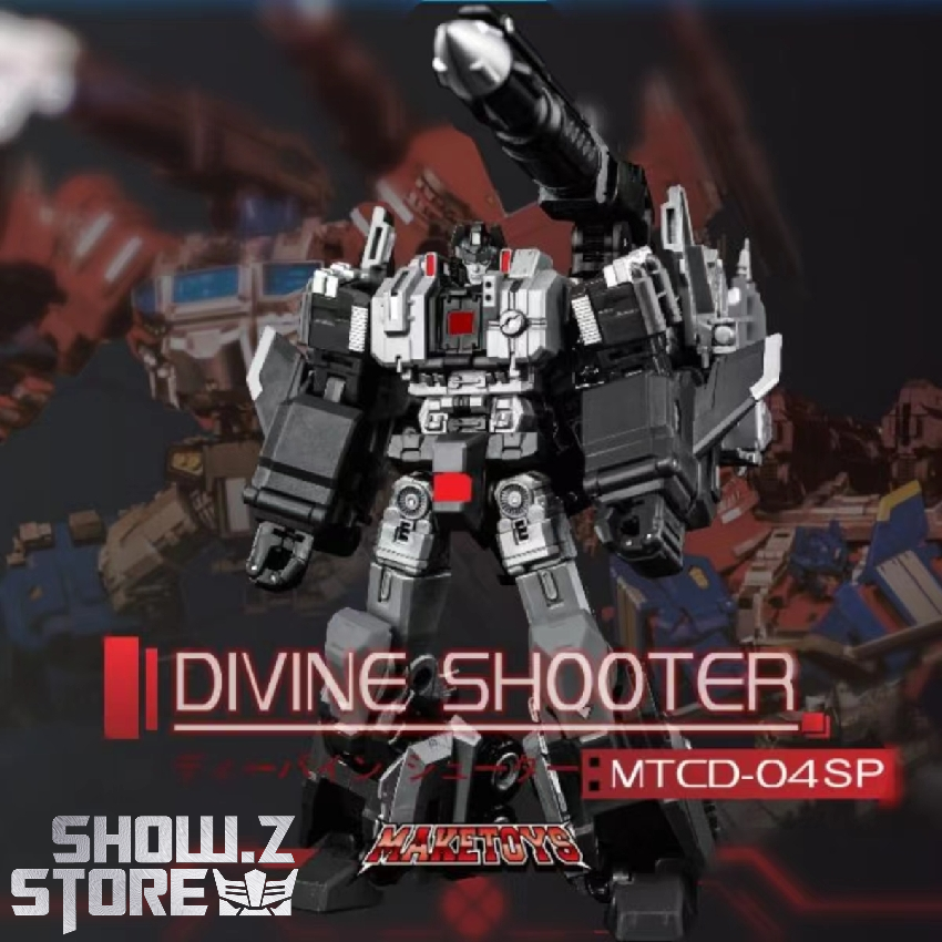 [Pre-Order] Maketoys MTCD-04SP Divine Shooter Super Ginrai Optimus Prime Dark Version