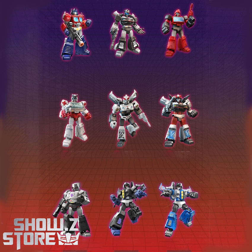 Bloks Transformers G1 Series Model Kit Set of 9