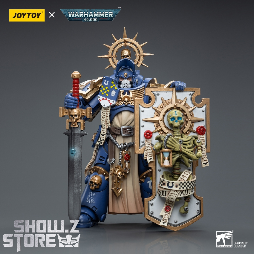 [Coming Soon] JoyToy Source 1/18 Warhammer 40K Ultramarines Primaris Captain With Relic Shield And Power Sword