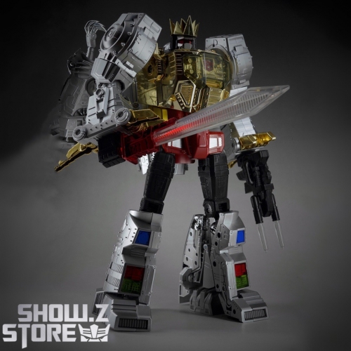 [Parts not working][Israel Buyer Only] 4th Party MP-08 MP08 King Grimlock Reximus Prime Oversized Metallic Version