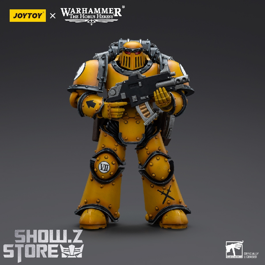 JoyToy Source 1/18 Warhammer The Horus Heresy Imperial Fists Legion MkIII Tactical Squad Legionary with Bolter