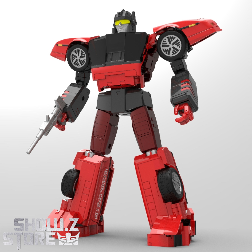 [Pre-Order] X-Transbots MX-26R Bond & James Punch & CounterPunch Indiana Track Red Version