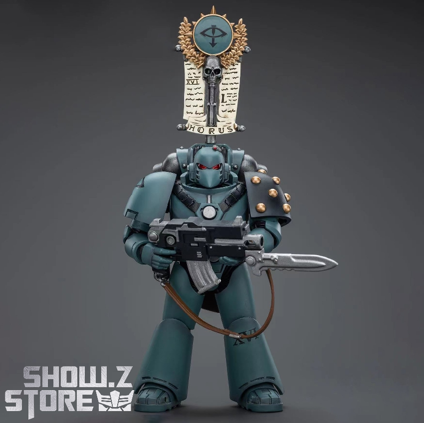JoyToy Source 1/18 Warhammer The Horus Heresy Sons of Horus MKVI Tactical Squad Legionary with Legion Vexilla