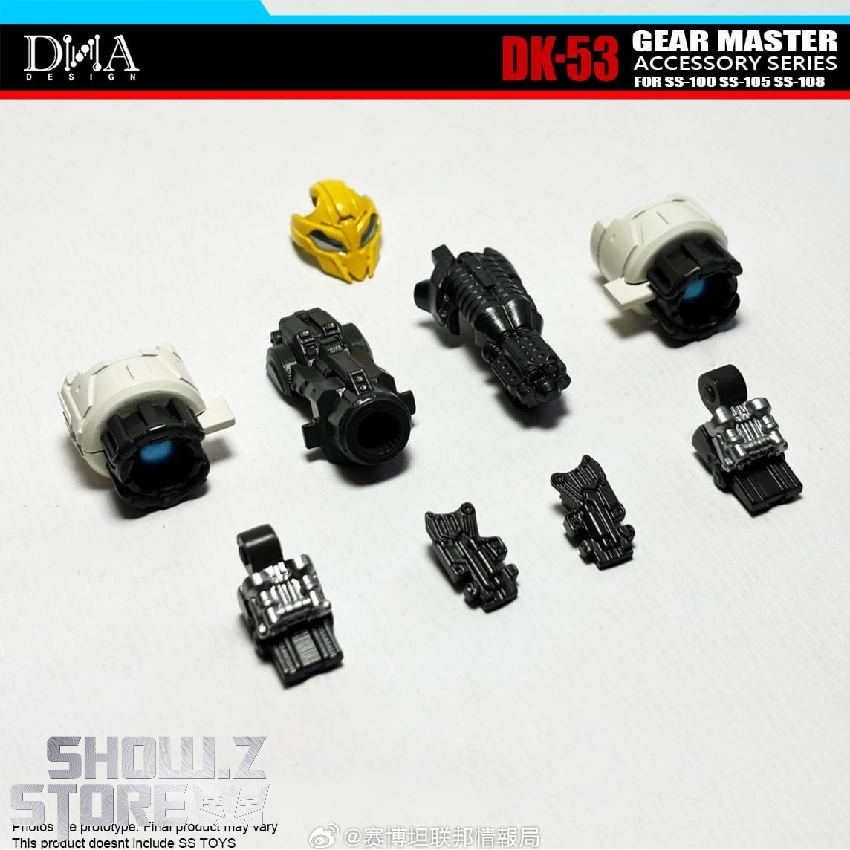 [Pre-Order] DNA Design DK-53 Upgrade Kits for SS-100 Bumblebee & SS-105 Mirage & SS-108 Wheeljack