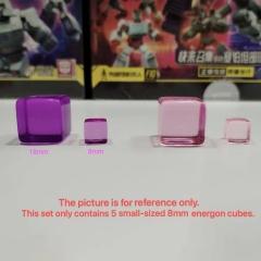 Transformers Small-sized Pink Energon Cubes Set of 5